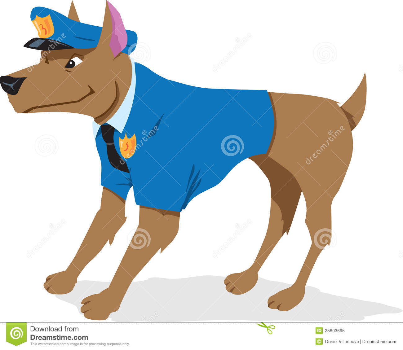 Police Dog Royalty Free Stock - Police Dog Clipart