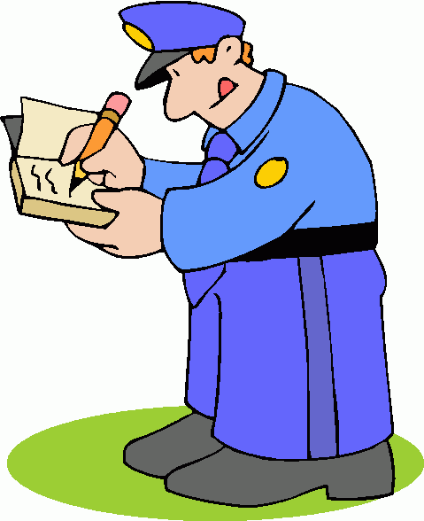 Police Man Clip Art - clipart