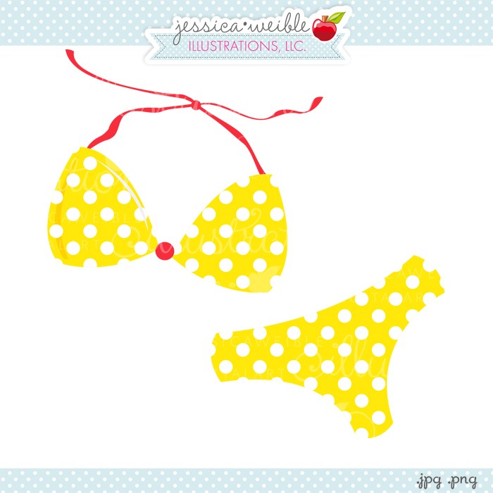 Bikini Swimsuit Clipart #1