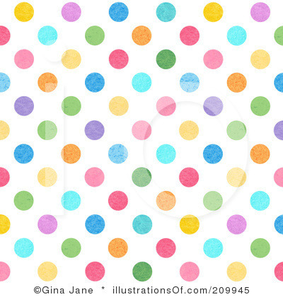 Brown Pink Polka Dots Clip Ar