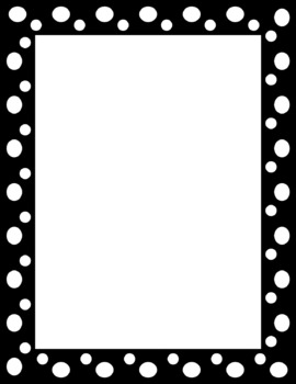 Polka Dot Border Clip Art Fre