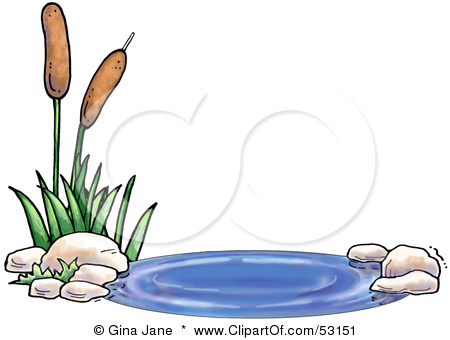Pond Water Clipart #1