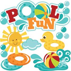 Pool fun clipart - Pool Party Pictures Clip Art
