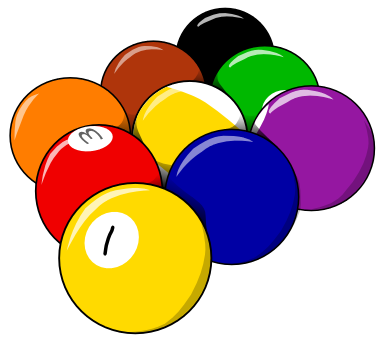 Games Cliparts | Clipart Pand - Pool Game Clipart