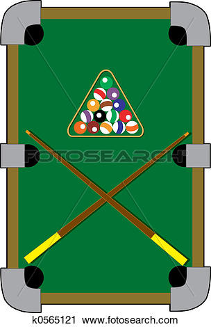 Pool Table - Pool Table Clipart