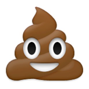 Poop emoji vector clipart