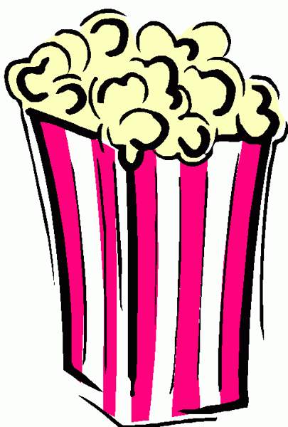 Popcorn and movie clipart free .