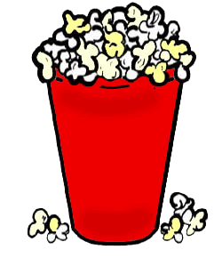 Popcorn clip art outline free clipart images