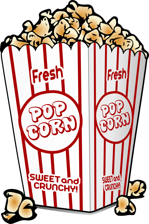 free popcorn clipart