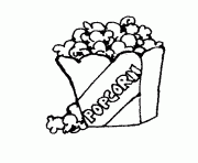 Movie and popcorn clipart bla - Popcorn Clipart Black And White