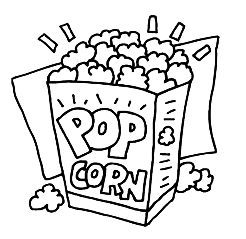 Popcorn clipart clipart clipa - Clipart Of Popcorn
