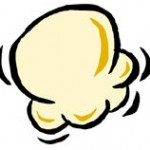 Clip Arts Related To : Popcor - Popcorn Kernel Clipart
