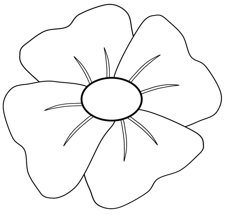 Poppy template anzac day clipart free to use clip art