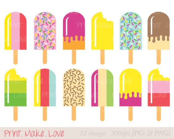 Popsicle clipart .