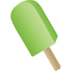 Popsicle Clipart Image - Lime .