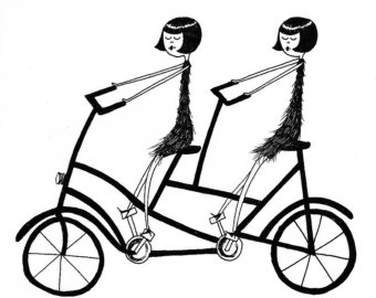 Popular items for bike illustration on Etsy
