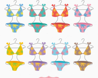 Popular items for bikini clip - Bikini Clip Art