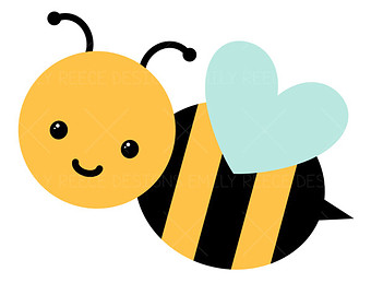 Bumble bee cute bee clip art 
