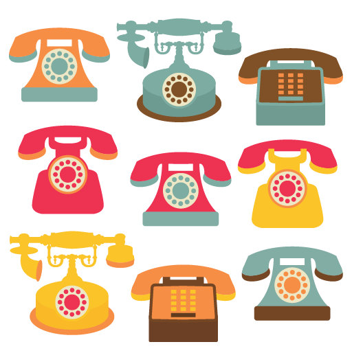 Popular items for telephone c - Telephone Clipart Free