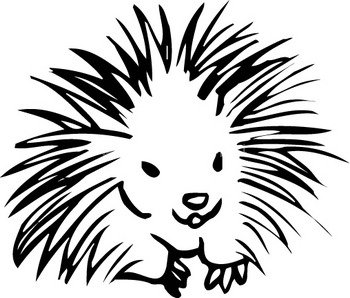 porcupine clipart  - Porcupine Clipart