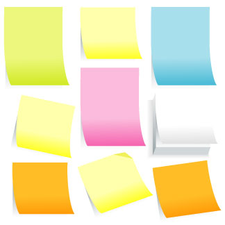 post it notes clipart