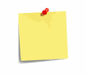 Red Sticky Note Clip Art At C
