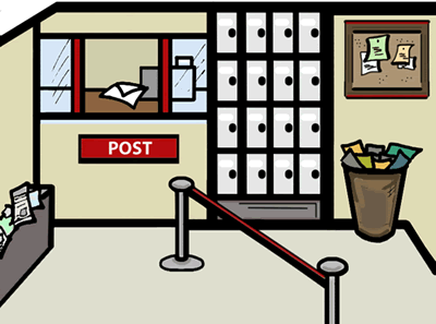 Post Office Box Clip Art - Post Office Clipart
