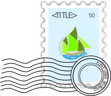 Postage Stamp; Postage Stamp - Stamp Clip Art