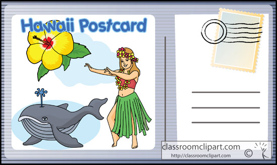 Postcard Clipart Classroom Clipart