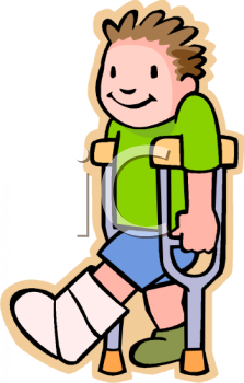 Posted By Couming At 7 00 Am  - Broken Leg Clipart