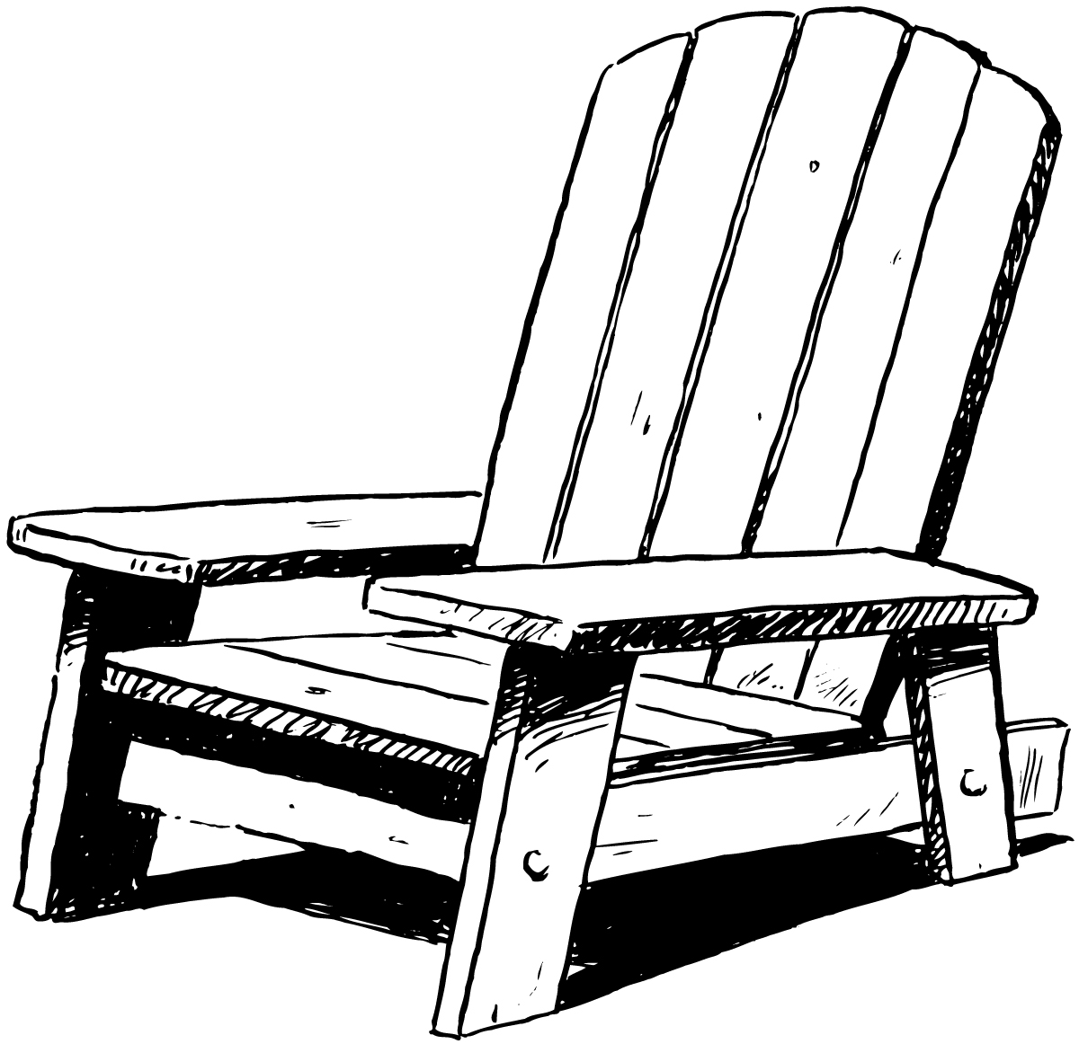 Beach Chair Pin - Club Pengui