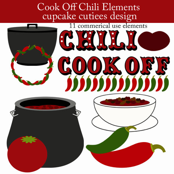 Pot Of Chili Clip Art Chili Cook Off Element Clip