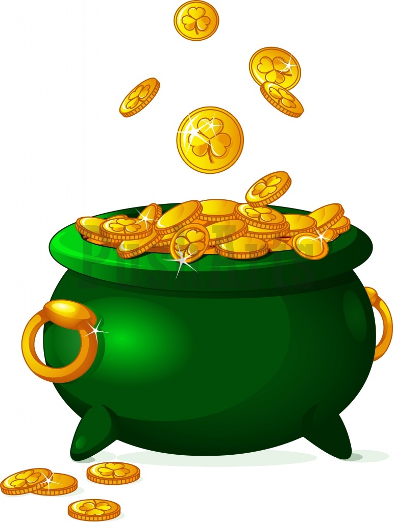 Pot Of Gold Clipart Cliparts Co