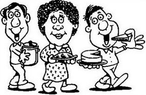 Potluck Dishes Clipart