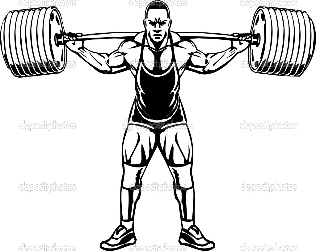 Powerlifting Clipart Bodybuil - Powerlifting Clipart