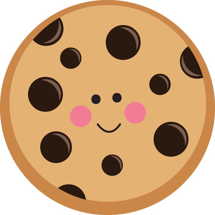 Ppbn Designs Cute Chocolate C - Chocolate Chip Cookie Clip Art