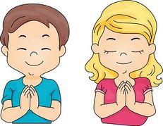 Child Prayer Clipart Drawings