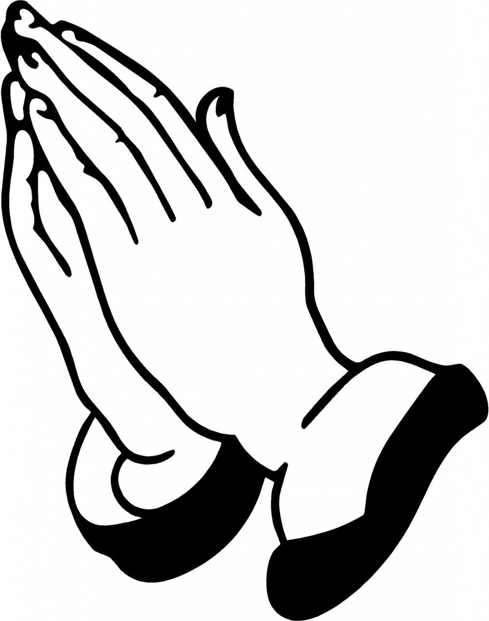 Prayer Hands Clipart Clipart  - Clipart Of Praying Hands