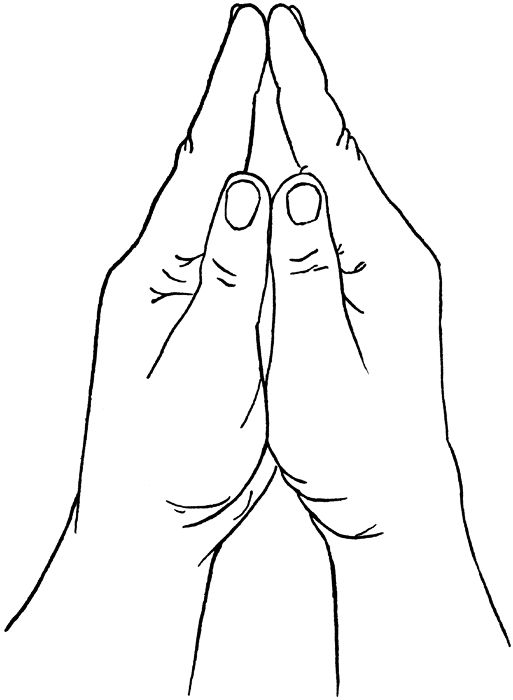 Praying Hands 2 Free Clipart - Free Clip Art Images