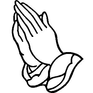 Praying hands clipart 4