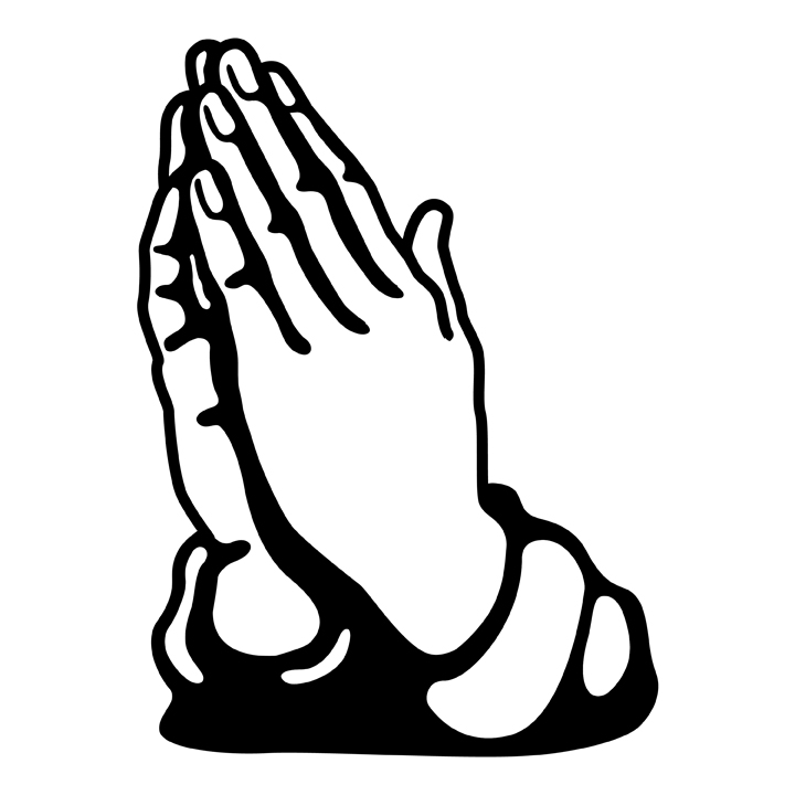 Praying hands clip art free d