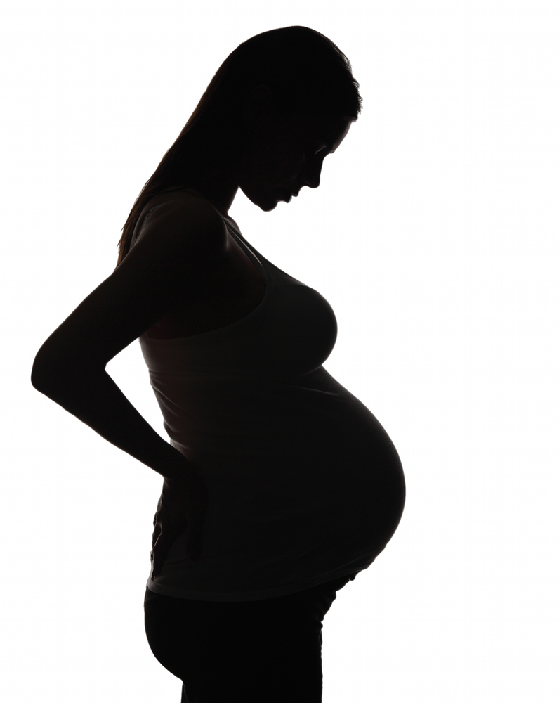 Pregnant Silhouette Png Pregn - Pregnant Woman Clipart