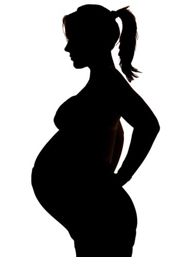 Pregnant Woman Silhouette Cli - Pregnant Lady Clipart