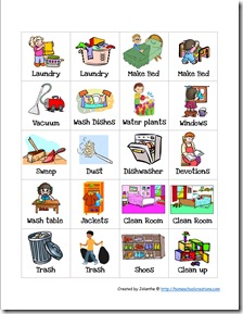 Clip art and Toddler chore .