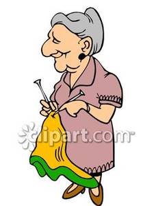 Pretty Old Lady Clipart - Old Lady Clip Art