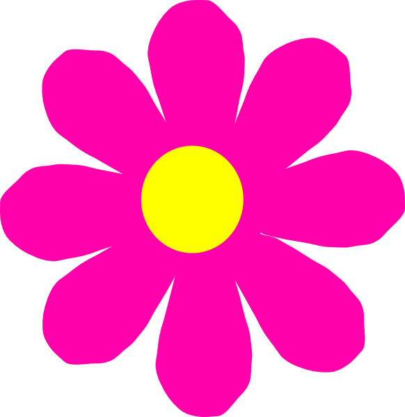 Pretty Pink Flower Clip Art At Clker Com Vector Clip Art Online