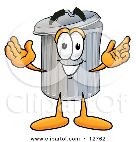 Clipart Images; Trash Can . E