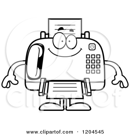 Picture Of Fax Machine - Clip