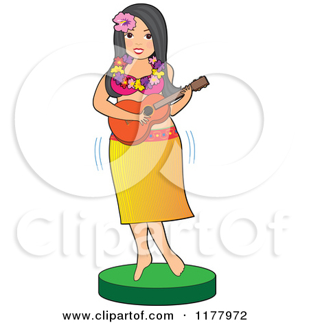 Preview Clipart - Hula Dancer Clipart