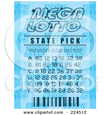 Lottery Ticket Clip Art